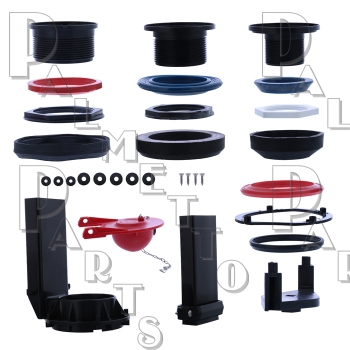 2 Piece 3&quot;&quot; Fit-All Flush Valve