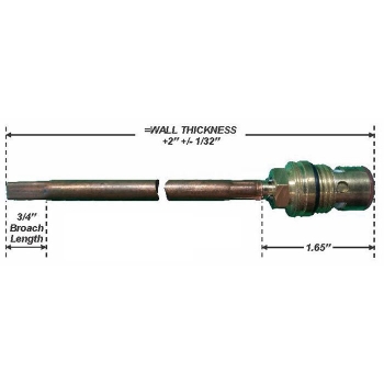 Ceram Cartridge Ass&apos;y for 6&quot; Z1320/Z1321<BR>8&quot; OAL