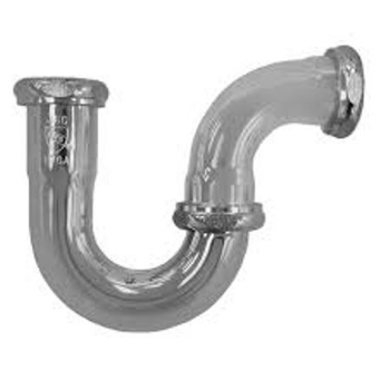 Repair Trap 1-1/2&quot; CP Brass 17 ga