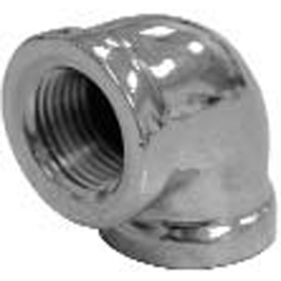 1/2" IP Chrome Plated Brass 90 Elbow