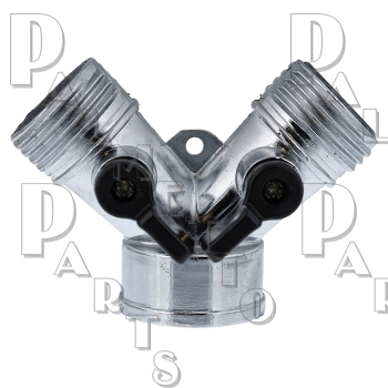 3/4 X 3/4 Chrome Hose Wye