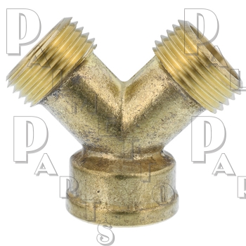 3/4x3/4 Brass Hose Y