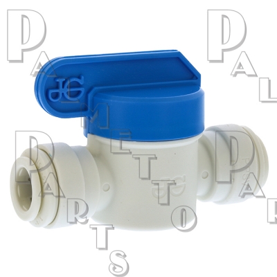 Polypropylene Shut Off Valve 3/8IN NPT x 3/8 Push