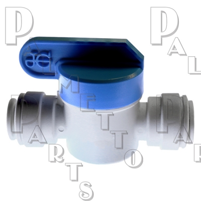 Polypropylene Shut Off Valve 3/8IN Push x 3/8 Push