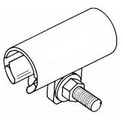 3/4 IP SS 1 Bolt Pipe Clamp