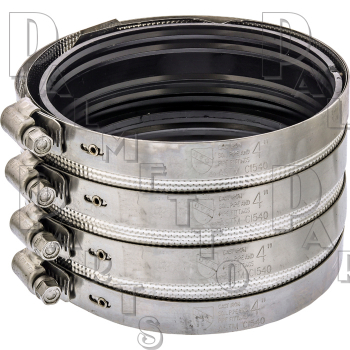 4&quot; x 4&quot; HD No-Hub Coupling