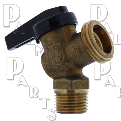 1/2"" MIP x 1/2C Q Turn Boiler Drain