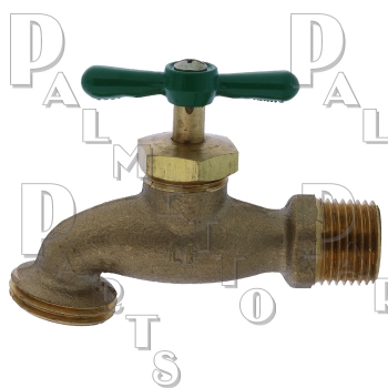 Dual 1/2&quot; IP X 1/2&quot; C Hose Bibb - No Lead