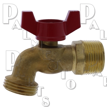 Dual 3/4&quot;&quot; MIP X 1/2&quot;&quot; FIP Q Turn Hose Bibb