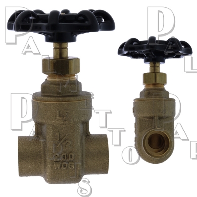 2"" C HD Brass Gate Valve