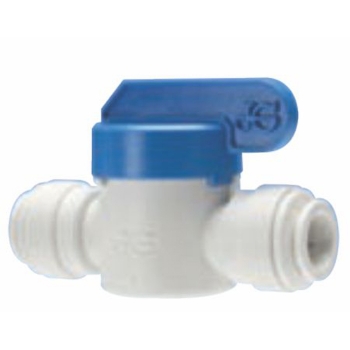 Polypropylene Shut Off Valve 1/4IN Push x 1/4 Push