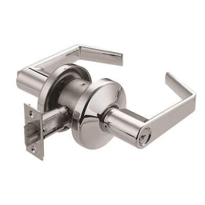 Privacy Lockset Angl Lever Handle Chrome Gr 2