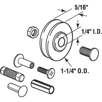 1-1/4&quot; Steel Ball Bearing Roller