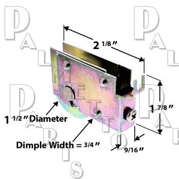 Roller -Rear Tab 9-16&quot; Wide