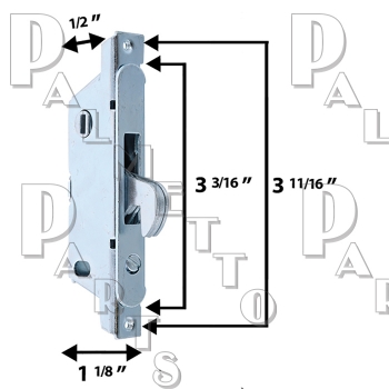 Mortise Lock -Adams Rite Round Faceplate