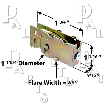 Roller -Many Manufacturers 1-3/4&quot; L