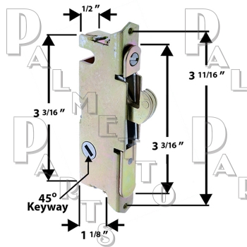 Mortise Lock -W&amp;F