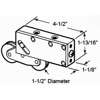 SGD Roller -Tandem 1-1/2&quot;