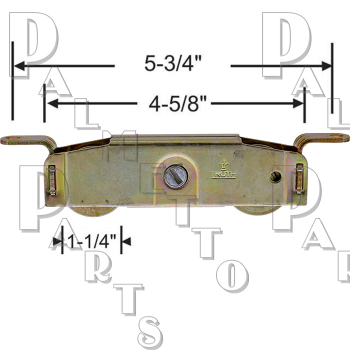 Sliding Glass Door 1-1/4 Steel Roller