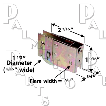 Roller -2-3/16&quot; L Harcar