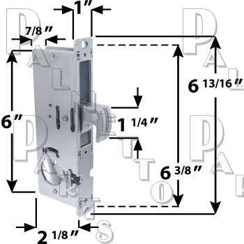 Hookbolt Mortise Lock Adams R