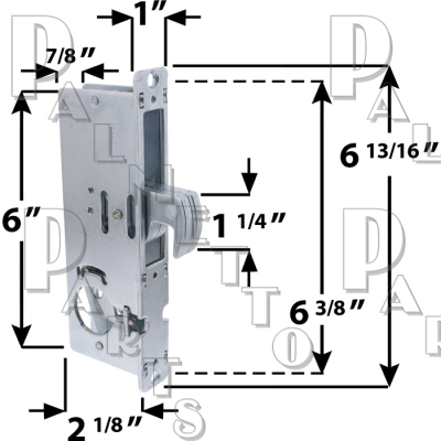 Hookbolt Mortise Lock Adams R