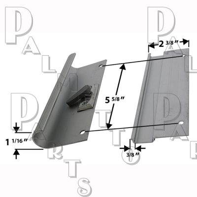 Internal Lock Type - Aluminum, 5-5/8" Centers