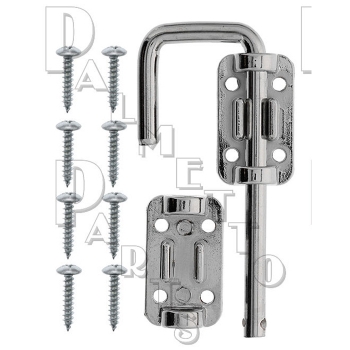 Horseshoe Security Latch 1-1/4&quot; -Chrome Finish