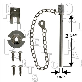 Night Lock Pin -Chrome Finish