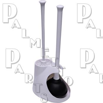 Toilet Brush and Plunger Caddy Set