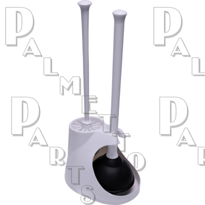 Toilet Brush and Plunger Caddy Set