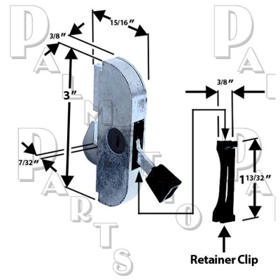 Internal Lock w/ Hook & Latch Lever