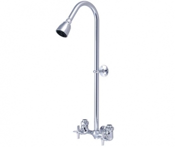Two Handle Exposed Shower w/ 6&quot; Centers