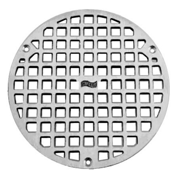 JR Smith Floor Drain Grate<BR>5-1/2&quot; OD<BR>Nickel Plated Brass