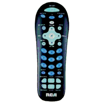 USE AP2311    RCA 3 Way Remote with Input -Black Universal