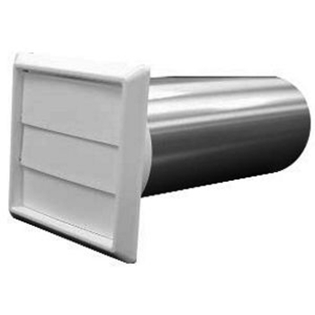 Dryer Vent Hood Only -WH PVC