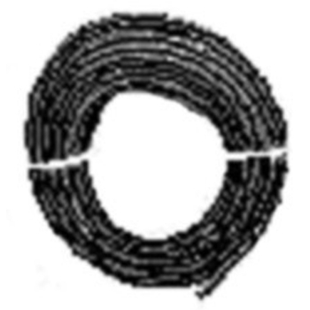 100&#039; Coax Cable Black RG6U