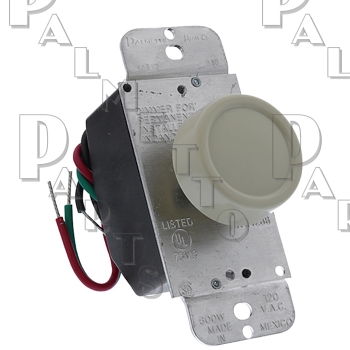 DISCO ----- Rotary 3 Way Dimmer Switch Ivory