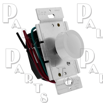 Push/Rotary Dimmer Switch White