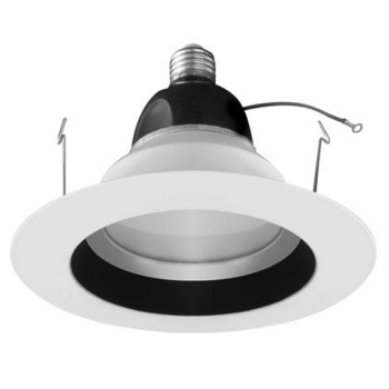 LED Reflector Can Light Insert Kit with Medium Base - White