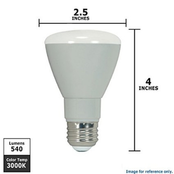 LED 7w R20 LED 3000K 25000 hrs Equal to 50W Incandescent