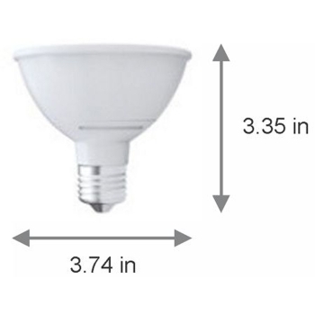 LED Par30 Short Neck 13W- 3000K- dimmable- 40&deg;- 40K hours