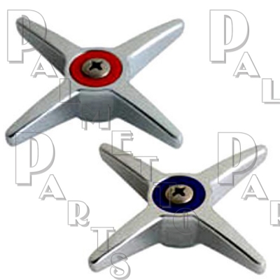 Chicago Faucets Cross Handles (Pair Hot & Cold) Also fits Zurn