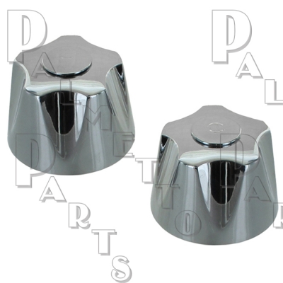Pair Chrome Plated Metal Tub Handles<BR>1-5/16" Tall