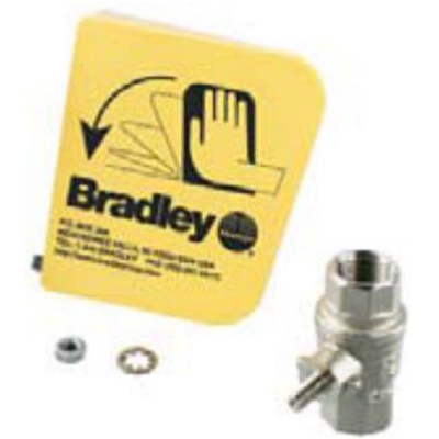 Bradley Eyewash 1/2" Valve & Plastic Lever Handle Assembly