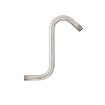 S Shaped Shower Arm 8&quot; -Satin Nickel