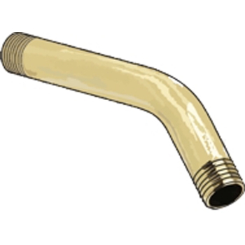 Shower Arm 6&quot; -Polished Brass
