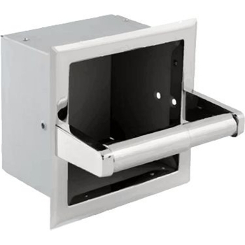 Recessed Extra Roll Tissue Holder -Chrome