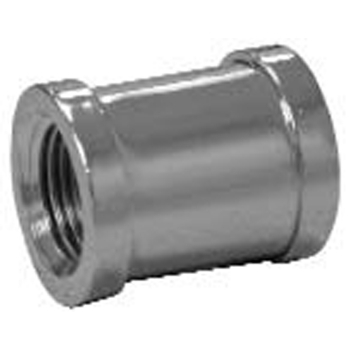 3/8&quot; IP Chrome Plated Brass Coupling