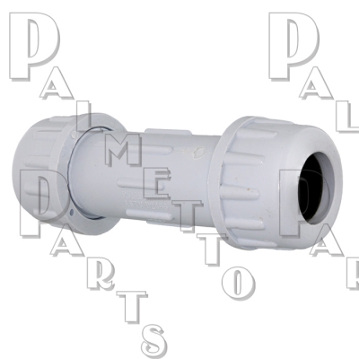 1-1/2in PVC CompressionCoupling